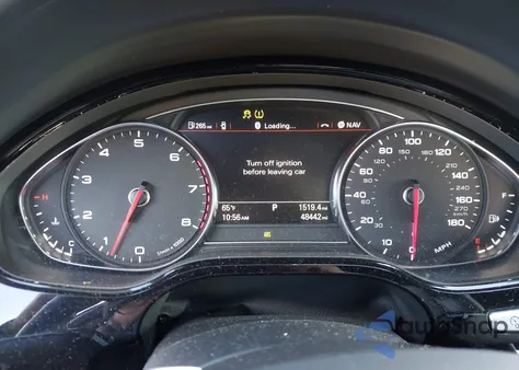 2017 Audi A8 L 3.0T из США, поврежденный, VIN WAU44AFD7HN011126